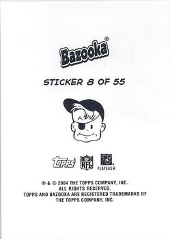2004 Bazooka - Stickers #8 Mark Brunell / Jeff Garcia / Kurt Warner / Kerry Collins Back