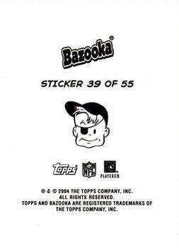 2004 Bazooka - Stickers #39 Ike Hilliard / Jerome Pathon / Tai Streets / Bobby Engram Back