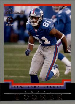 2004 Bowman - First Edition #31 Amani Toomer Front