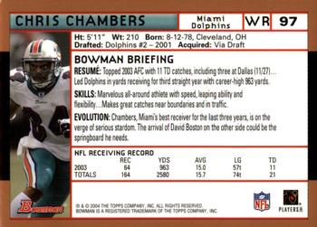 2004 Bowman - Gold #97 Chris Chambers Back