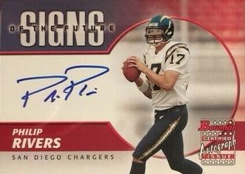 2004 Bowman - Signs of the Future Autographs #SF-PR Philip Rivers Front