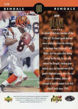 1996 SP - Holoview #12 Jeff Blake Back