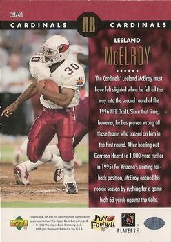1996 SP - Holoview #39 Leeland McElroy Back