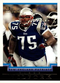 2004 Bowman - Uncirculated White #144 Vince Wilfork Front