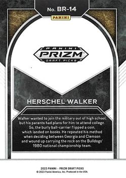2023 Panini Prizm Draft Picks - Brilliance #BR-14 Herschel Walker Back