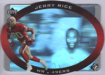 1996 SPx #42 Jerry Rice Front