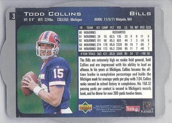 1996 SPx #3 Todd Collins Back