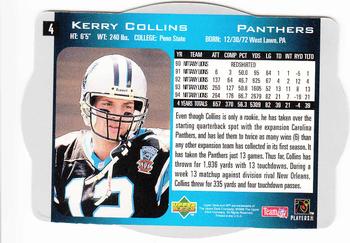 1996 SPx #4 Kerry Collins Back