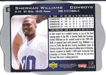 1996 SPx #10 Sherman Williams Back