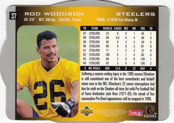 1996 SPx #37 Rod Woodson Back