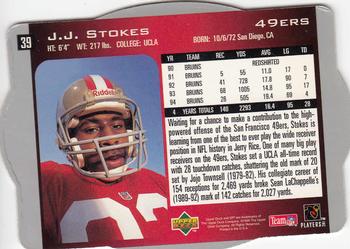 1996 SPx #39 J.J. Stokes Back