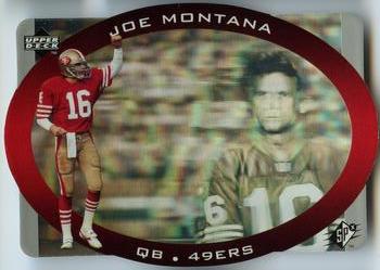1996 SPx #43 Joe Montana Front