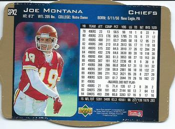 1996 SPx #SPX2 Joe Montana Back