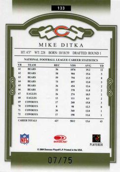2004 Donruss Classics - Significant Signatures Green #133 Mike Ditka Back