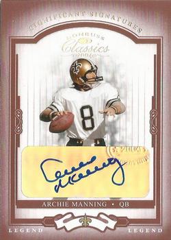 2004 Donruss Classics - Significant Signatures Red #101 Archie Manning Front