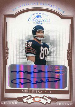 2004 Donruss Classics - Significant Signatures Red #133 Mike Ditka Front