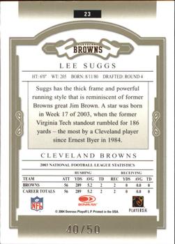 2004 Donruss Classics - Timeless Tributes Green #23 Lee Suggs Back