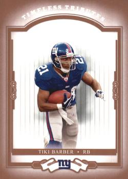 2004 Donruss Classics - Timeless Tributes Red #65 Tiki Barber Front