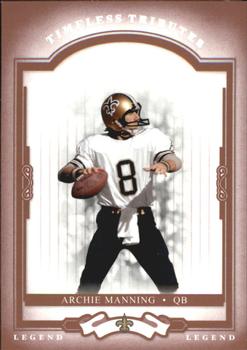 2004 Donruss Classics - Timeless Tributes Red #101 Archie Manning Front