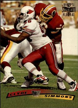 1996 Stadium Club #212 Clyde Simmons Front