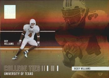 2004 Donruss Elite - College Ties #CT-6 Ricky Williams / Roy Williams Front