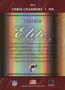 2004 Donruss Elite - Series #ES-9 Chris Chambers Back