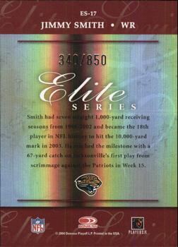 2004 Donruss Elite - Series #ES-17 Jimmy Smith Back