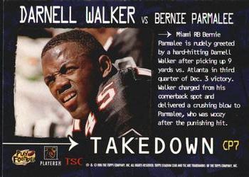 1996 Stadium Club - Contact Prints #CP7 Darnell Walker / Bernie Parmalee Back