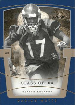 2004 Flair - Collection Row 1 #77 Darius Watts Front