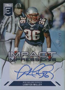 2023 Donruss Elite - Impact Impressions #II-LM Lawyer Milloy Front