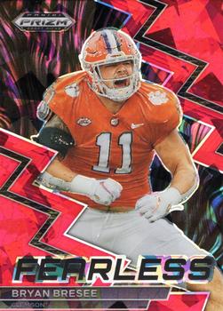 2023 Panini Prizm Draft Picks - Fearless Red Ice #F-7 Bryan Bresee Front