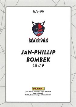2023 Panini European League of Football #BA-99 Jan-Phillip Bombek Back