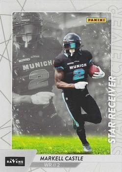 2023 Panini European League of Football - Star Receiver #SR-1 Markell Castle Front