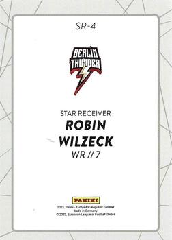 2023 Panini European League of Football - Star Receiver #SR-4 Robin Wilzeck Back