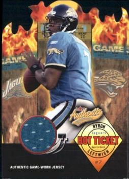 2004 Fleer Authentix - Hot Ticket Jersey #HT-BL Byron Leftwich Front