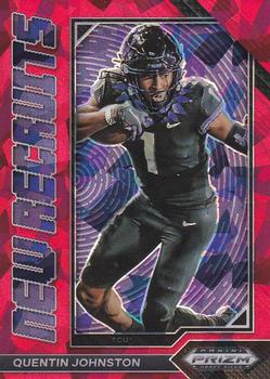 2023 Panini Prizm Draft Picks - New Recruits Red Ice #NR-6 Quentin Johnston Front