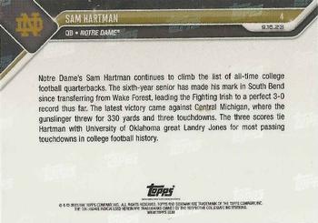 2023 Bowman U Now #4 Sam Hartman Back
