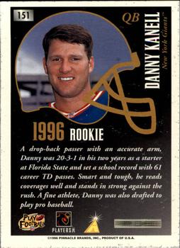 1996 Summit #151 Danny Kanell Back