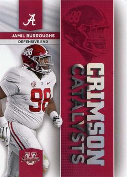 2023 Bowman University Alabama Crimson Tide - Crimson Catalysts #CC-21 Jamil Burroughs Front