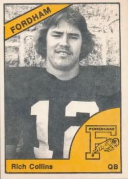 1977 TCMA Fordham University Rams #NNO Rich Collins Front