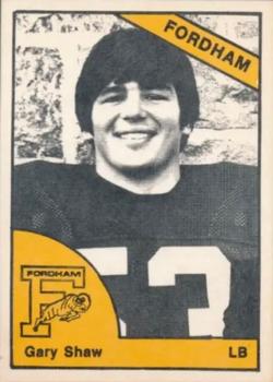 1977 TCMA Fordham University Rams #NNO Gary Shaw Front