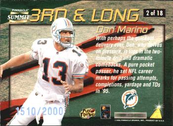1996 Summit - Third and Long #2 Dan Marino Back