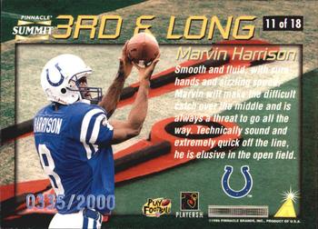 1996 Summit - Third and Long #11 Marvin Harrison Back