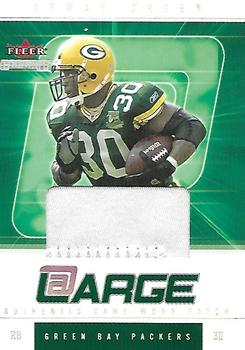 2004 Fleer Genuine - At Large Patch White #ALO-AG Ahman Green Front