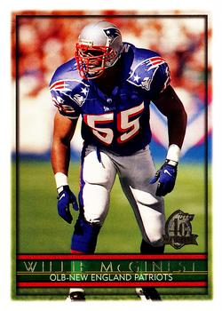 1996 Topps #176 Willie McGinest Front