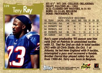 1996 Topps #339 Terry Ray Back