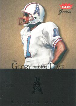 2004 Fleer Greats of the Game - Glory of Their Time #9 GOT Warren Moon Front