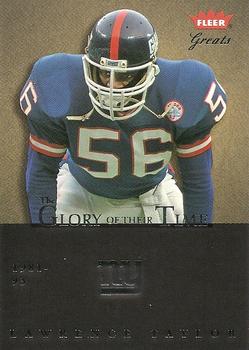 2004 Fleer Greats of the Game - Glory of Their Time #14 GOT Lawrence Taylor Front