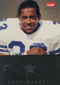 2004 Fleer Greats of the Game - Glory of Their Time #15 GOT Tony Dorsett Front