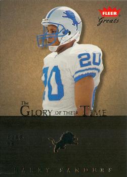 2004 Fleer Greats of the Game - Glory of Their Time #22 GOT Barry Sanders Front